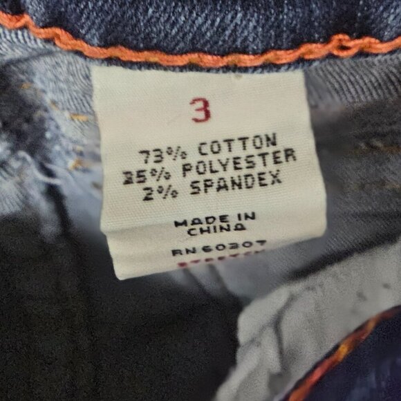 UNIONBAY Blue Y2K True Boot Cut Distressed Low-Rise Jeans 3 - Picture 11 of 13